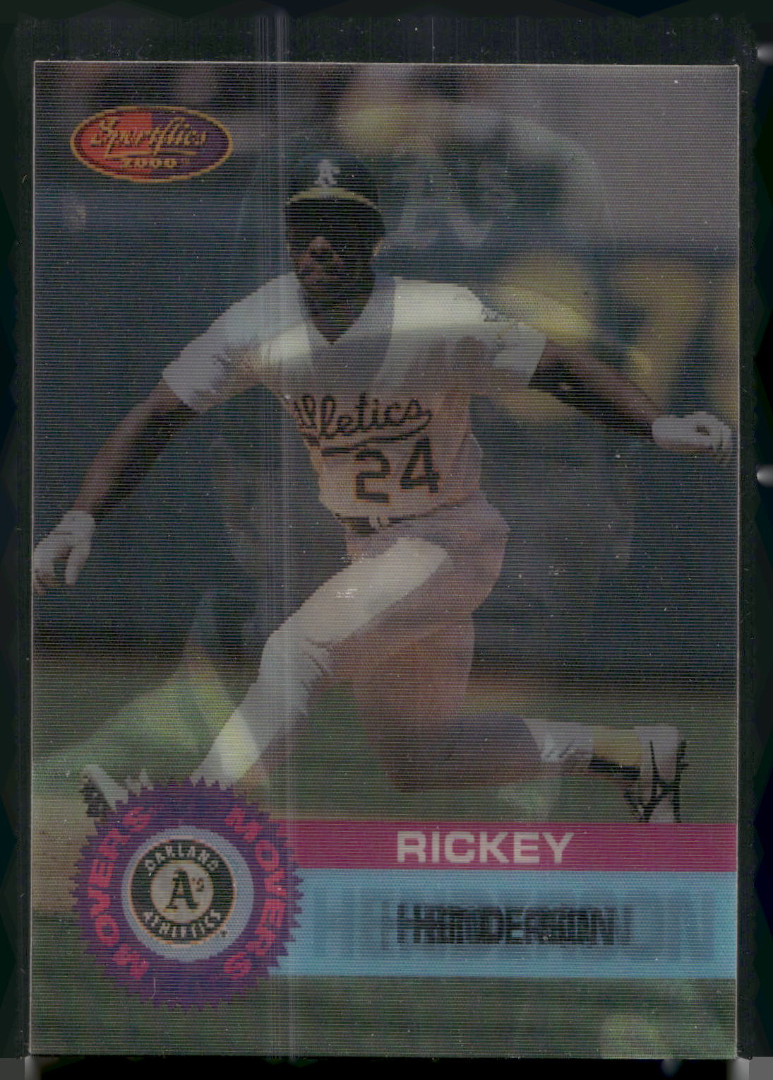 1994 Sportflics 2000 #MM8 Rickey Henderson Movers