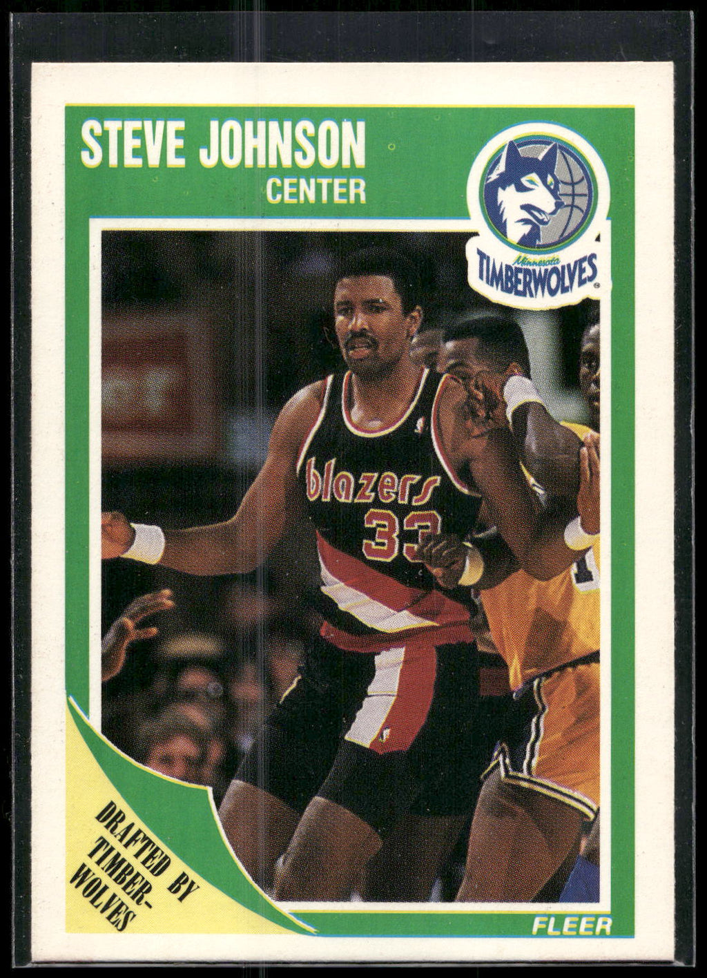 1989-90 Fleer #92 Steve Johnson