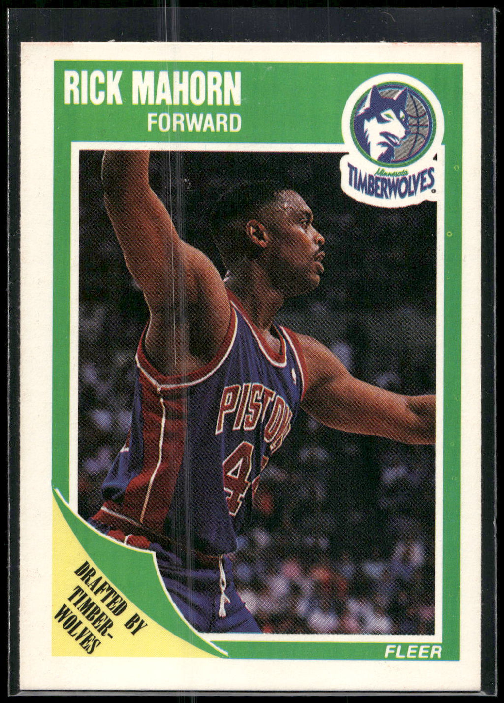 1989-90 Fleer #93 Rick Mahorn