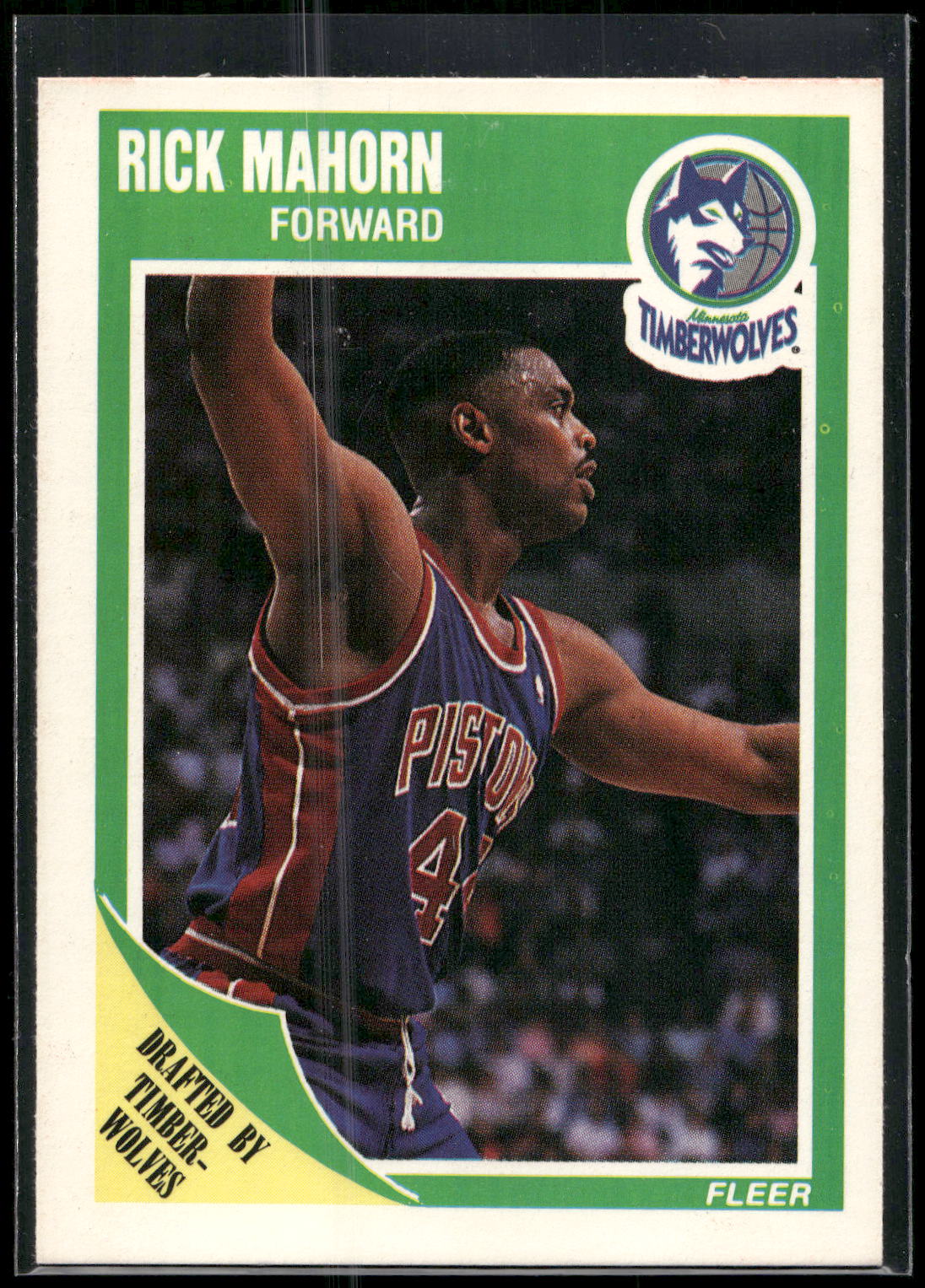 1989-90 Fleer #93 Rick Mahorn