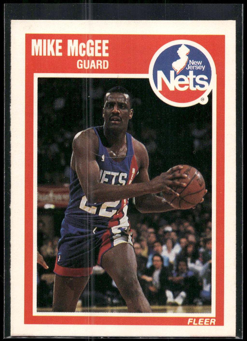 1989-90 Fleer #98 Mike McGee