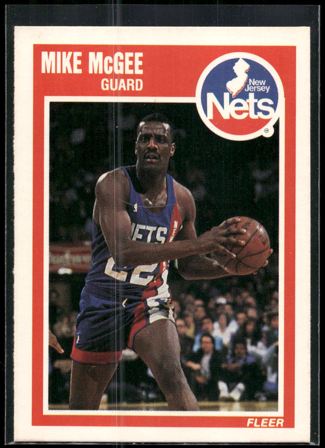 1989-90 Fleer #98 Mike McGee