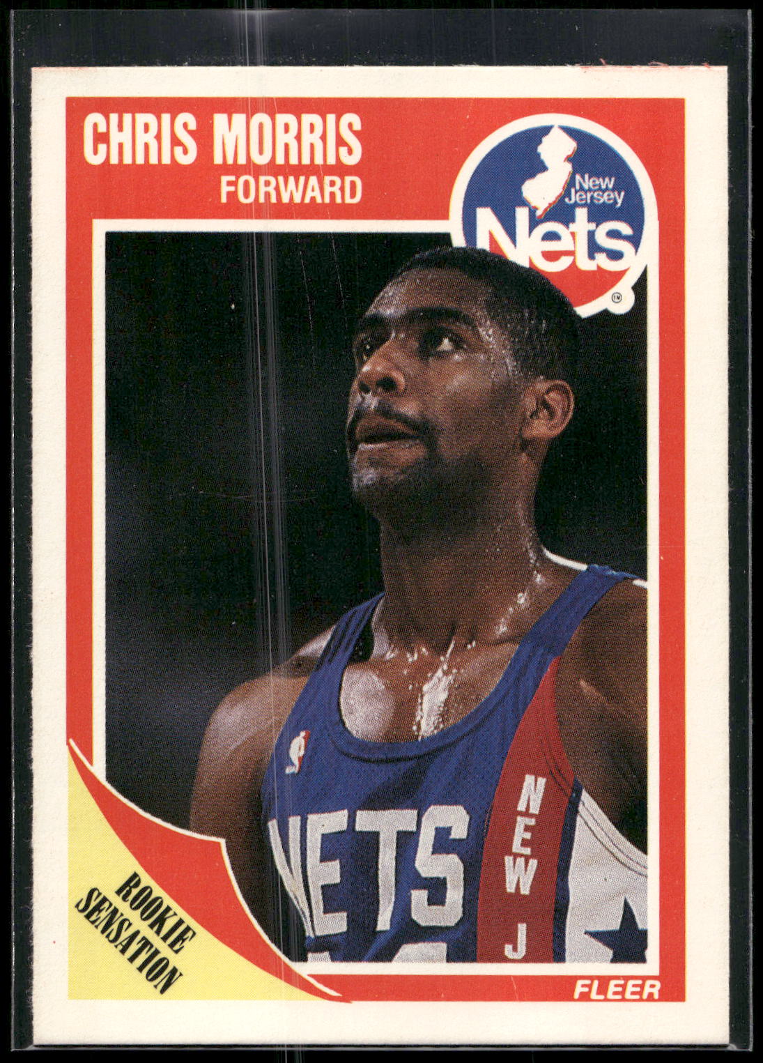 1989-90 Fleer #99 Chris Morris