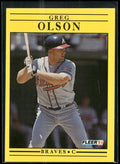 1991 Fleer #698b Greg Olson