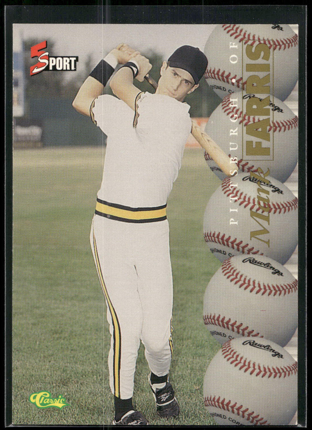1995 Classic Five Sport #102 Mark Farris