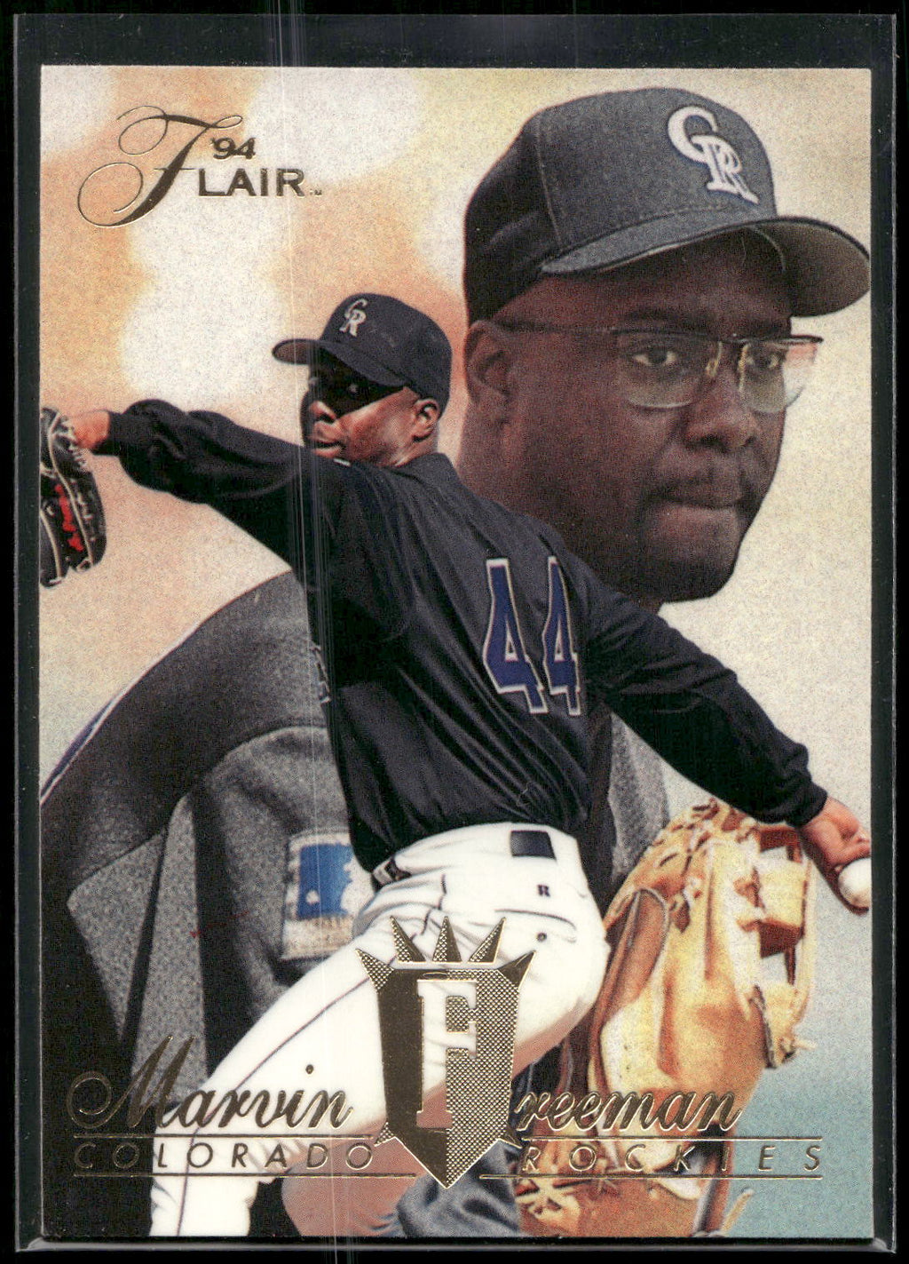 1994 Flair #372 Marvin Freeman