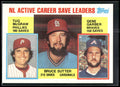 1984 Topps #709 (Bruce Sutter / Tug McGraw / Gene Garber)