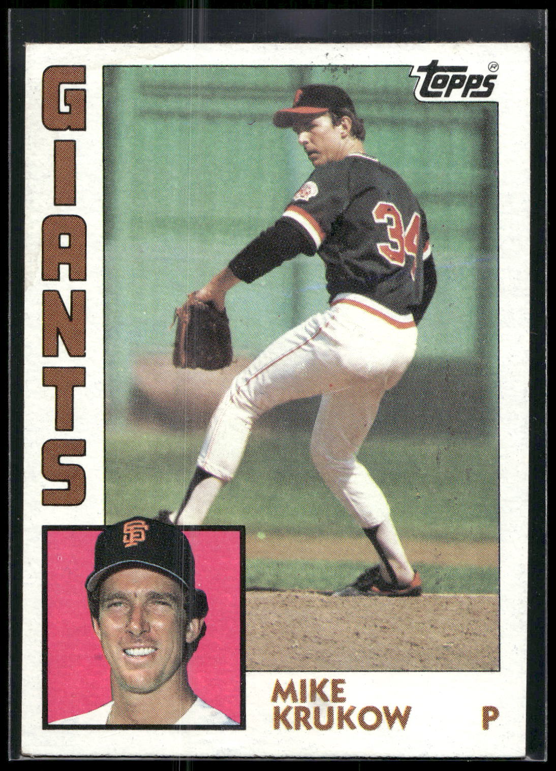 1984 Topps #633 Mike Krukow