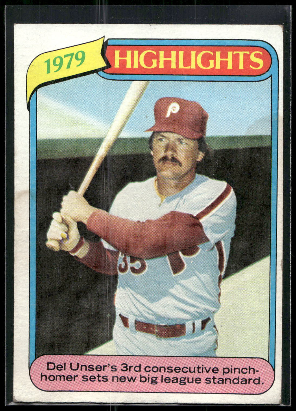 1980 Topps #6 Del Unser