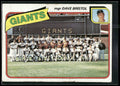 1980 Topps #499 San Francisco Giants / Dave Bristol