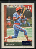 2022 Panini Diamond Kings #137 Lou Brock Artist's Proof Blue