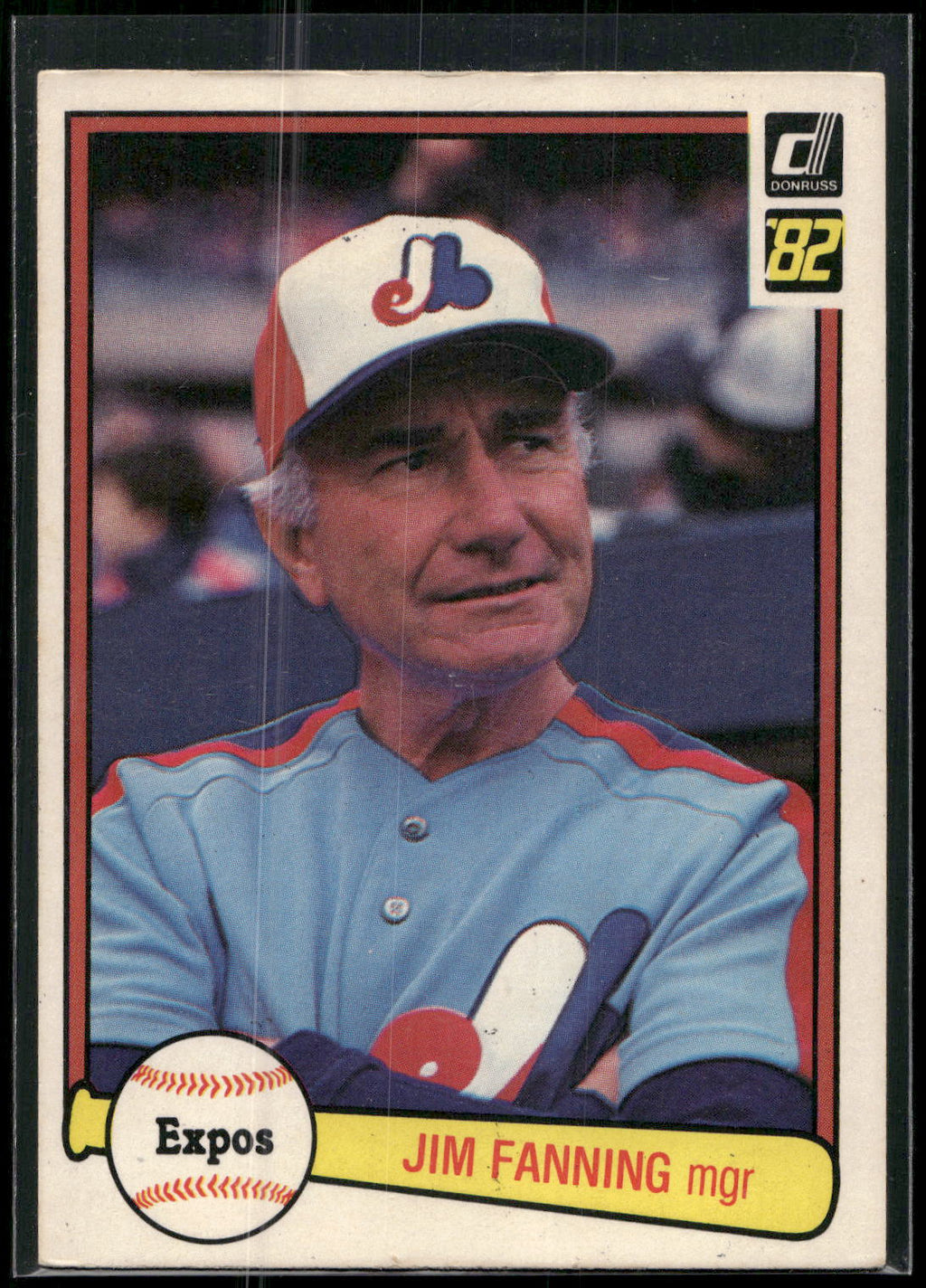 1982 Donruss #492 Jim Fanning