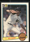 1983 Donruss #31 Ron Guidry