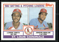 1983 Topps #561 Cardinals Leaders / Checklist (Lonnie Smith / Joaquin Andujar)