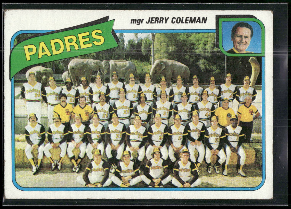 1980 Topps #356 San Diego Padres / Jerry Coleman