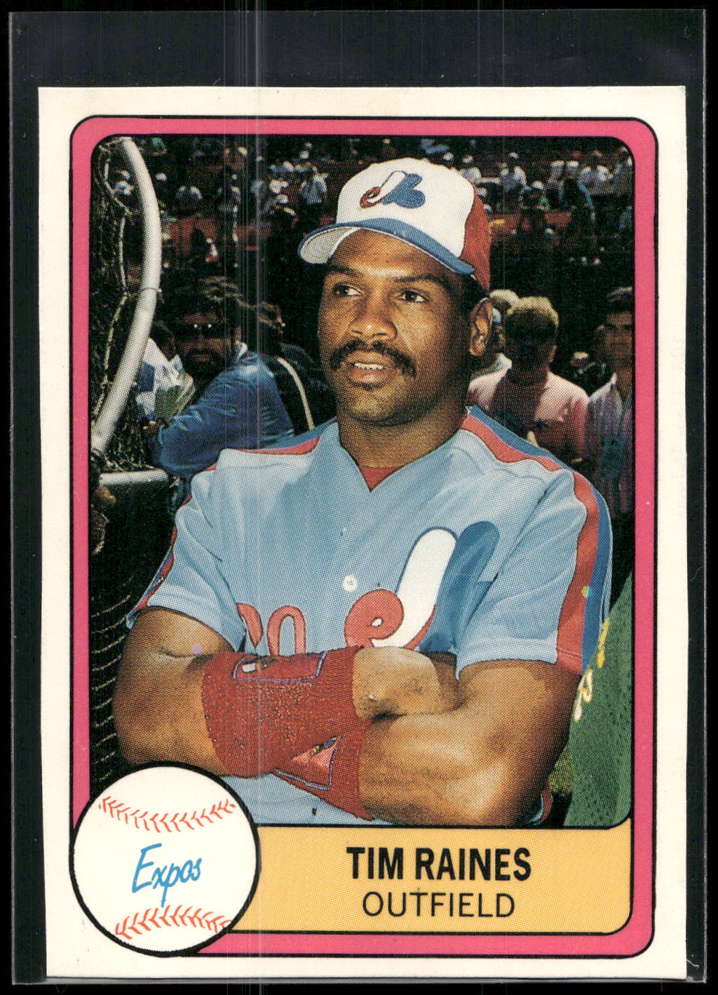 1987 Baseball Cards Magazine Repli-Cards #2 Tim Raines