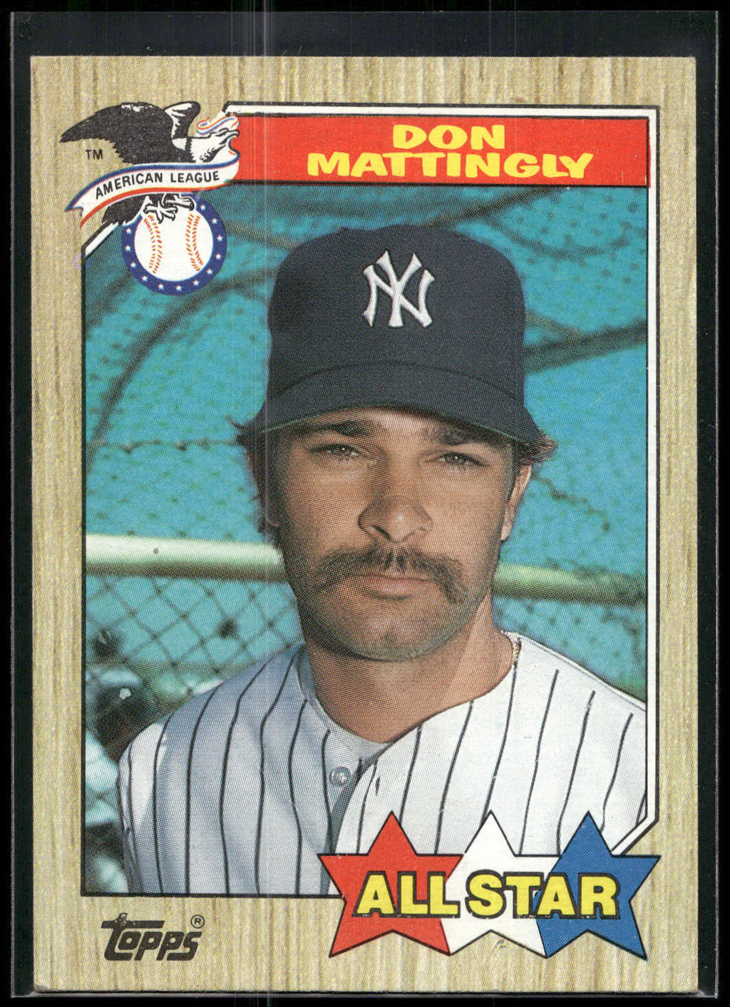 1987 Topps #606a Don Mattingly