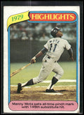 1980 Topps #3 Manny Mota