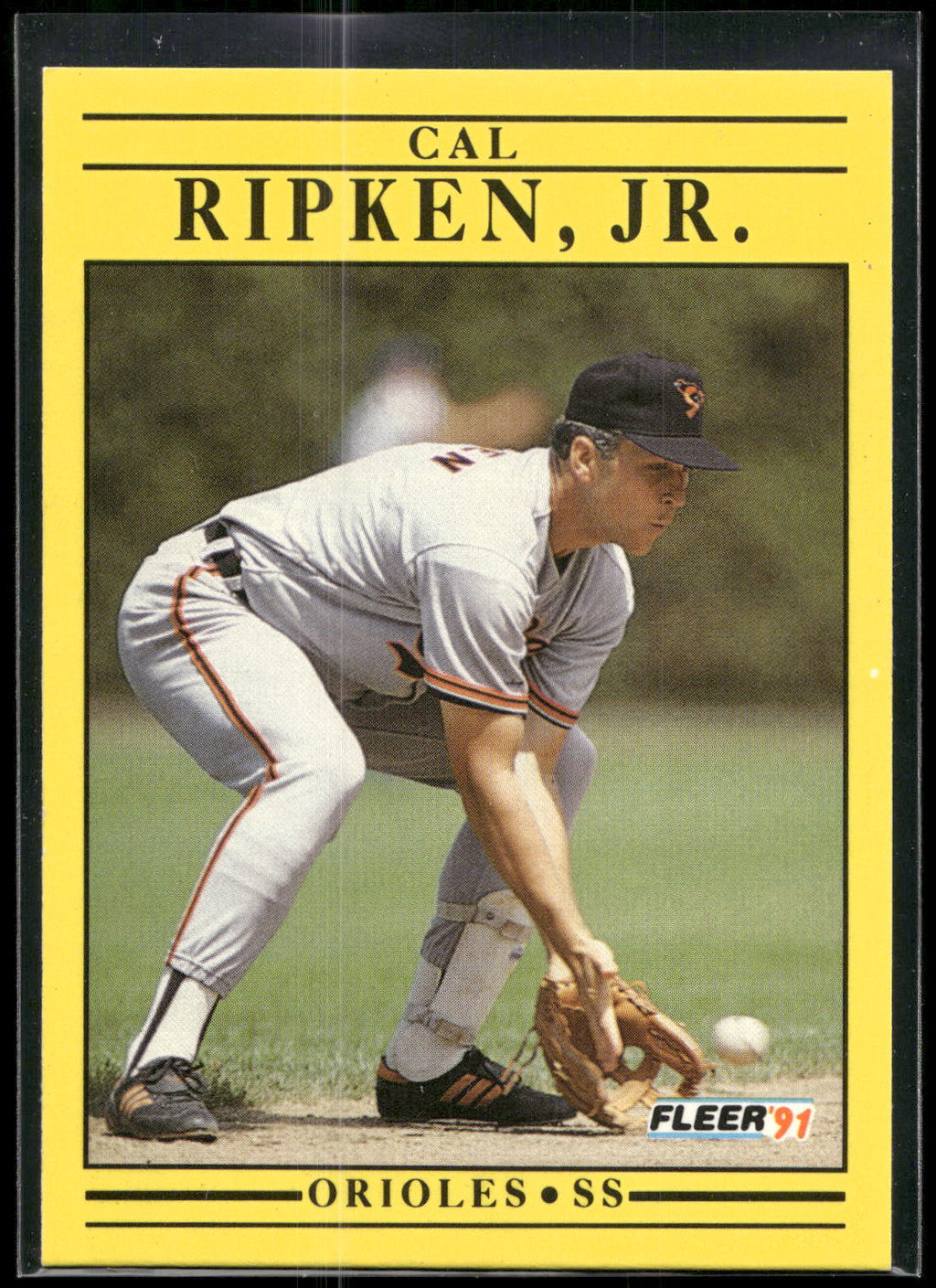 1991 Fleer #490 Cal Ripken, Jr.