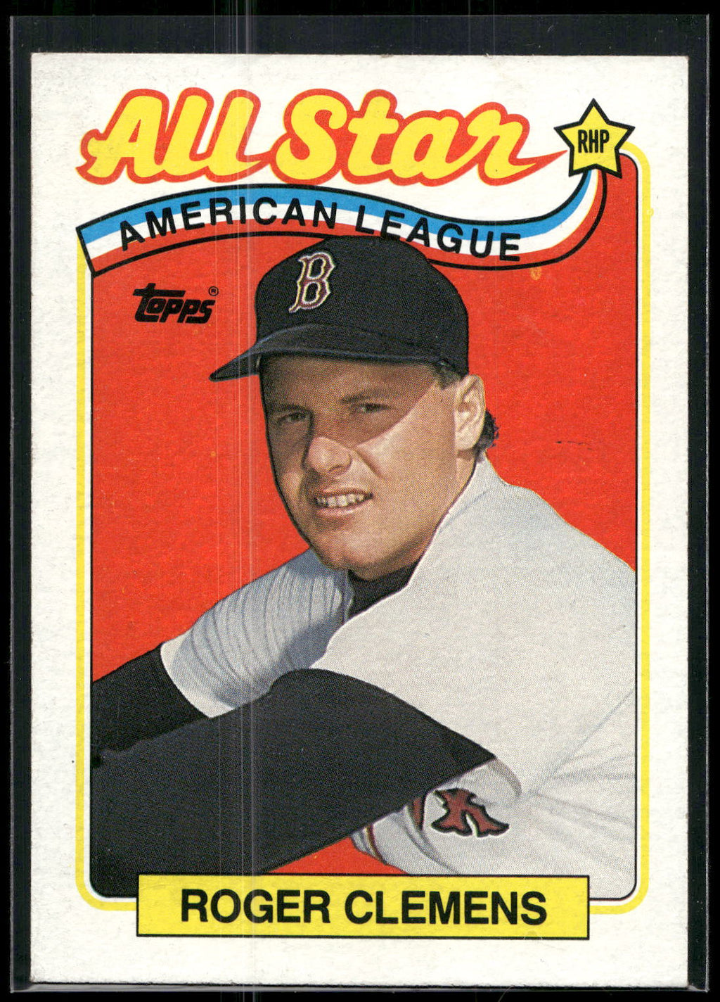 1989 Topps #405 Roger Clemens