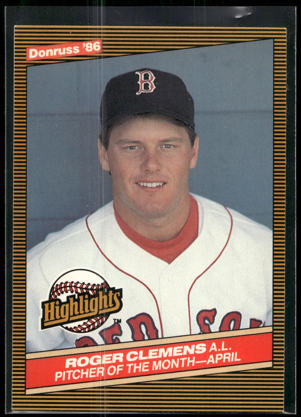 1986 Donruss Highlights #6 Roger Clemens
