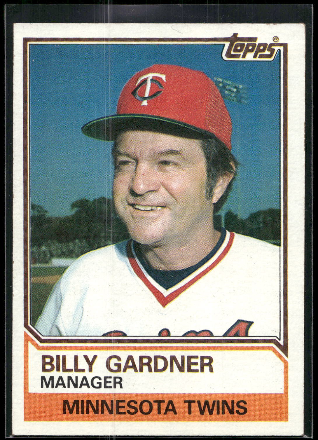 1983 Topps #11 Billy Gardner