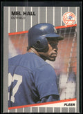1989 Fleer Update #U-49 Mel Hall