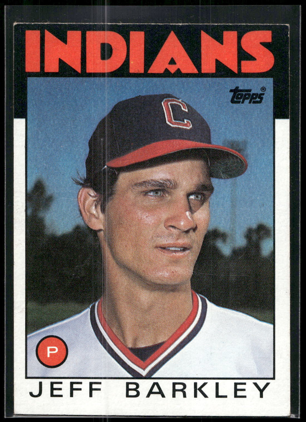 1986 Topps #567 Jeff Barkley