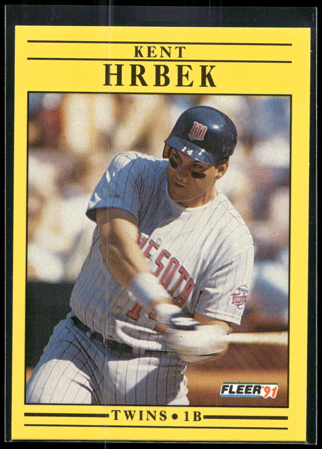 1991 Fleer #614 Kent Hrbek