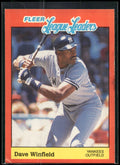 1989 Fleer League Leaders #43 Dave Winfield