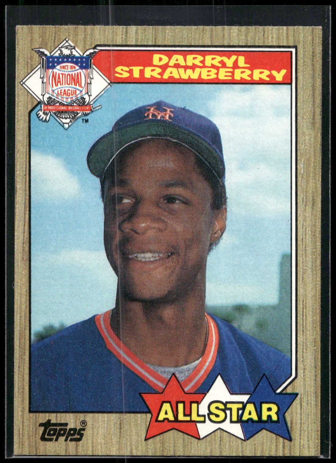 1987 Topps #601 Darryl Strawberry