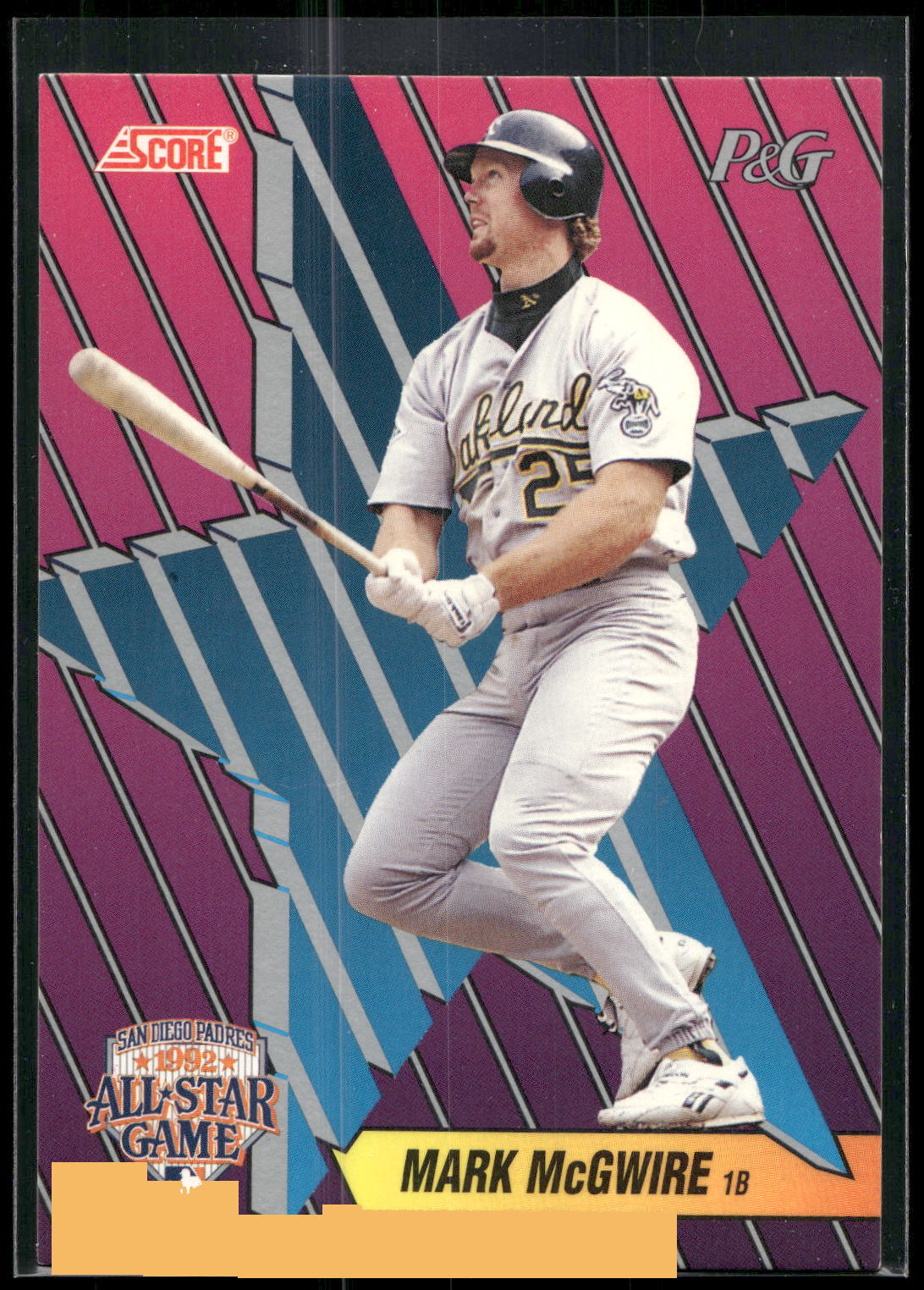 1992 Score Procter & Gamble #2 Mark McGwire