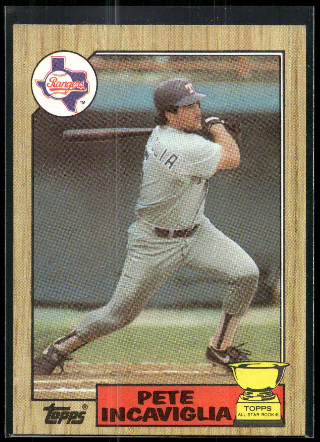 1987 Topps #550 Pete Incaviglia