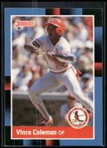 1988 Donruss #293 Vince Coleman