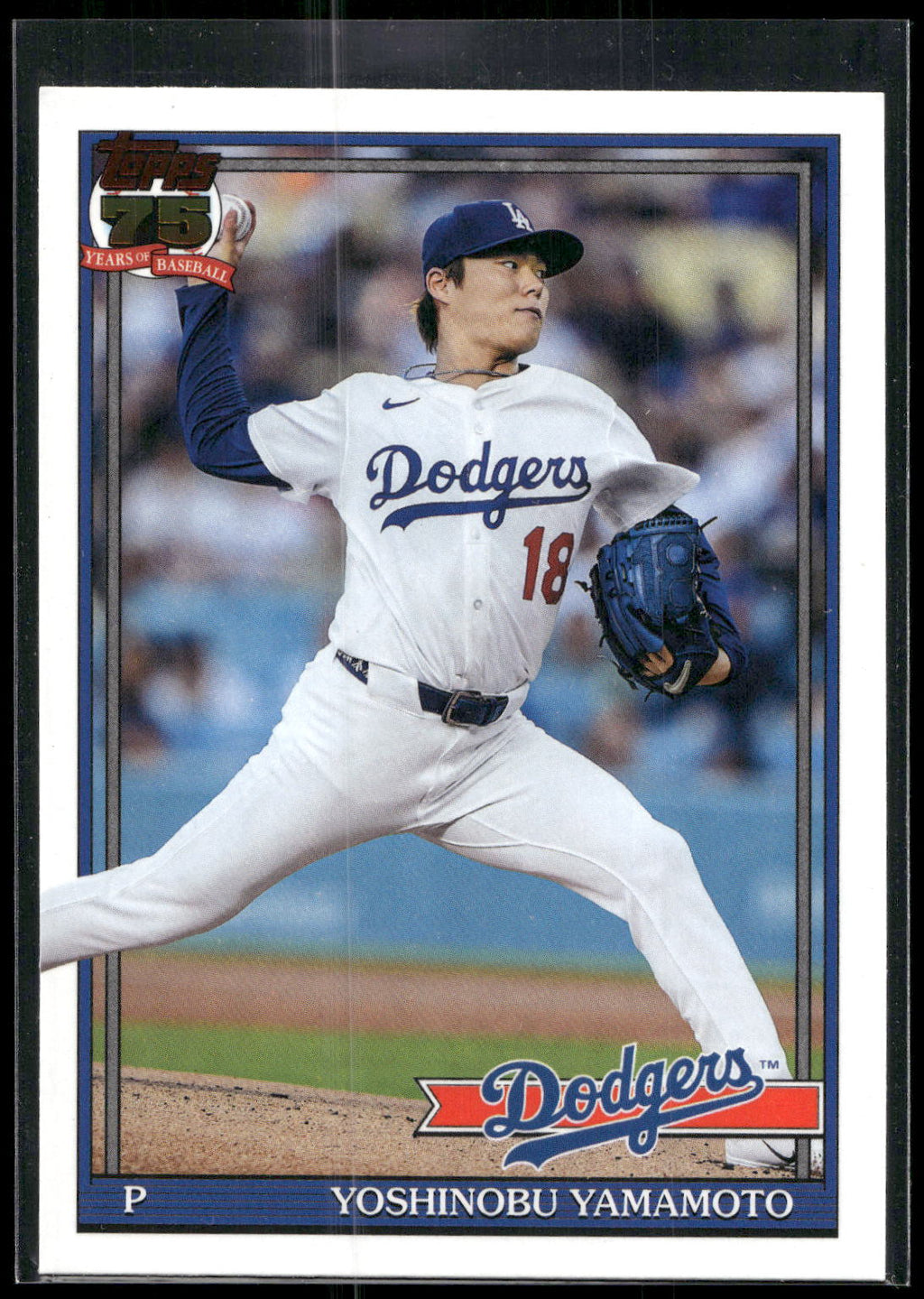 2026 Topps #T91-55 Yoshinobu Yamamoto 1991 Topps Baseball 35th