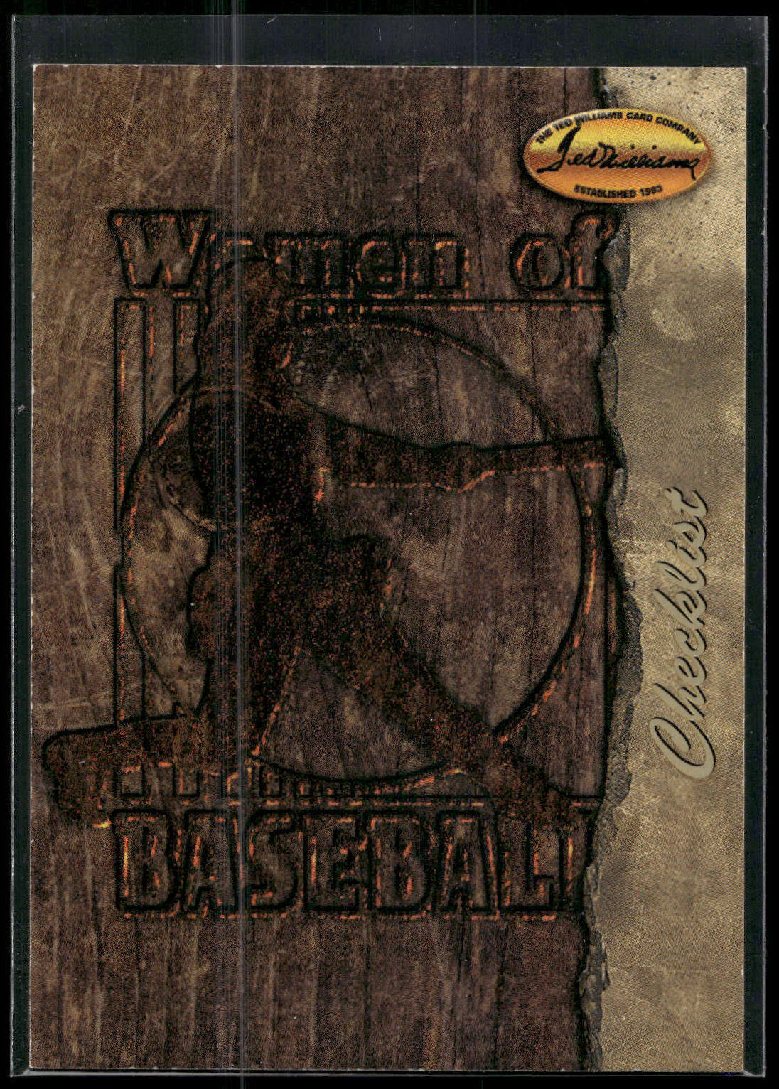 1994 Ted Williams #99 Checklist: 93-99