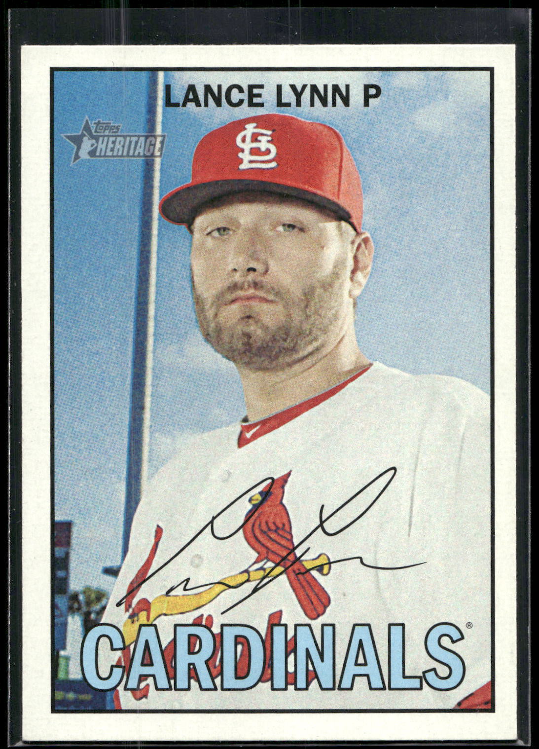 2016 Topps Heritage #411 Lance Lynn