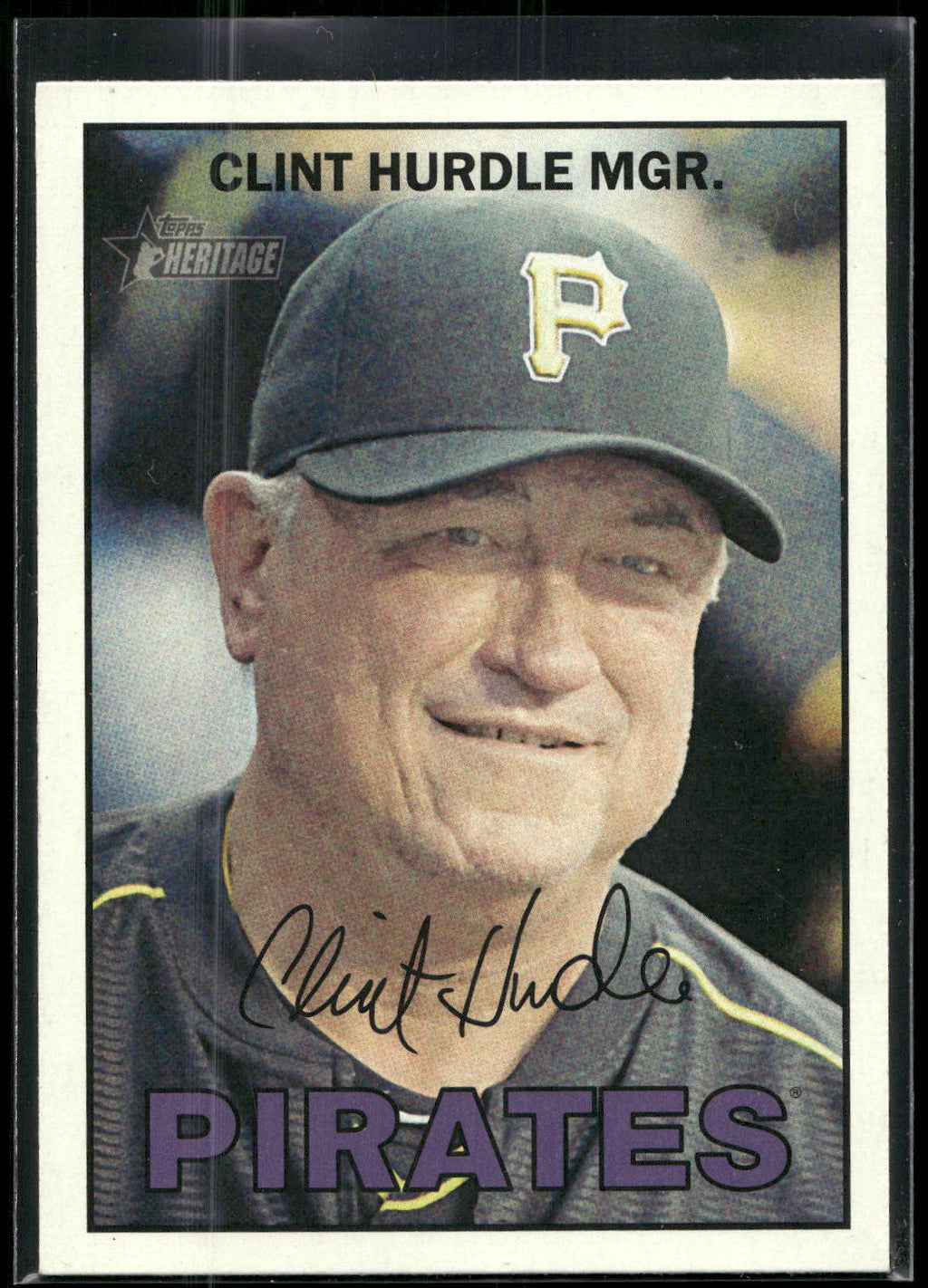 2016 Topps Heritage #273 Clint Hurdle