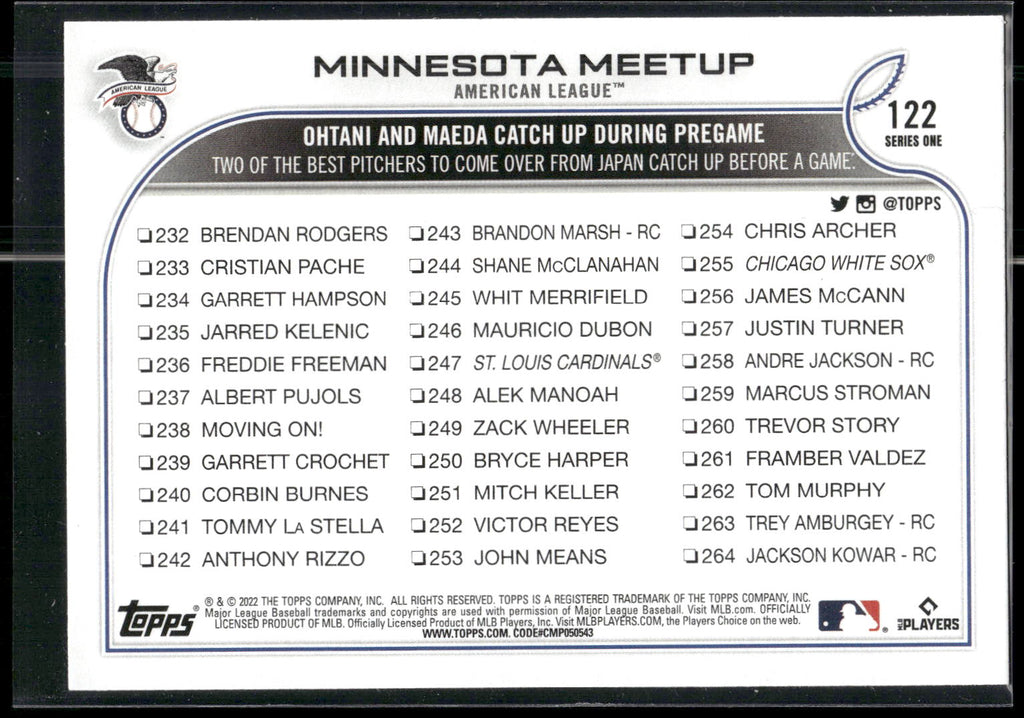 2022 Topps #122 Minnesota Meetup