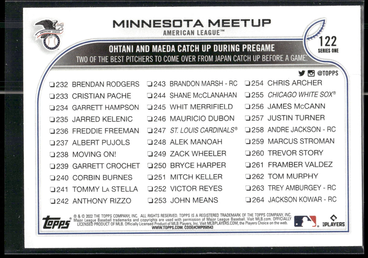 2022 Topps #122 Minnesota Meetup