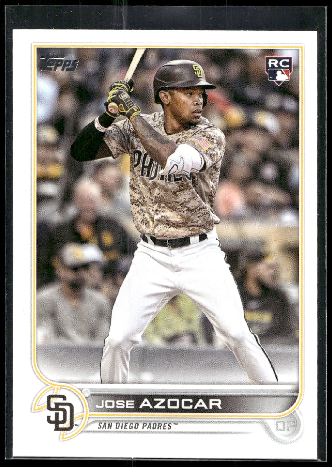 2022 Topps Update #US280 Jose Azocar
