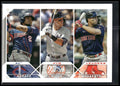 2023 Topps #289 AL Avg Leaders (Luis Arraez / Aaron Judge / Xander Bogaerts)