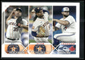 2023 Topps #82 AL Wins Leaders (Justin Verlander / Framber Valdez / Alek Manoah)