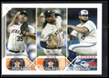 2023 Topps #82 AL Wins Leaders (Justin Verlander / Framber Valdez / Alek Manoah)