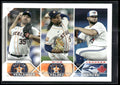 2023 Topps #82 AL Wins Leaders (Justin Verlander / Framber Valdez / Alek Manoah)