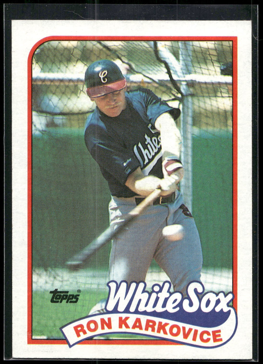 1989 Topps #308 Ron Karkovice