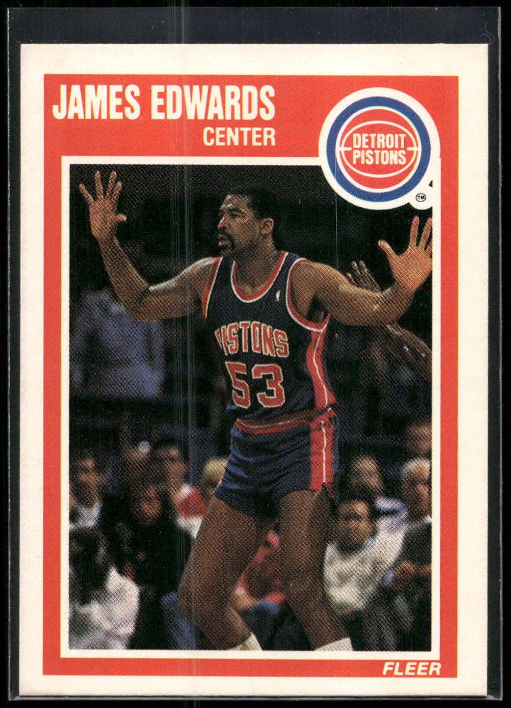 1989-90 Fleer #46 James Edwards