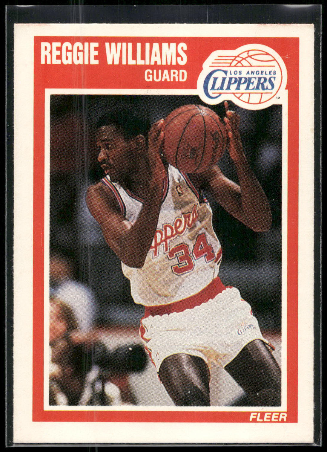 1989-90 Fleer #74 Reggie Williams