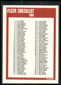 1989-90 Fleer #168 1989 Fleer Checklist