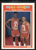 1989-90 Fleer #167 Patrick Ewing / Mark Jackson